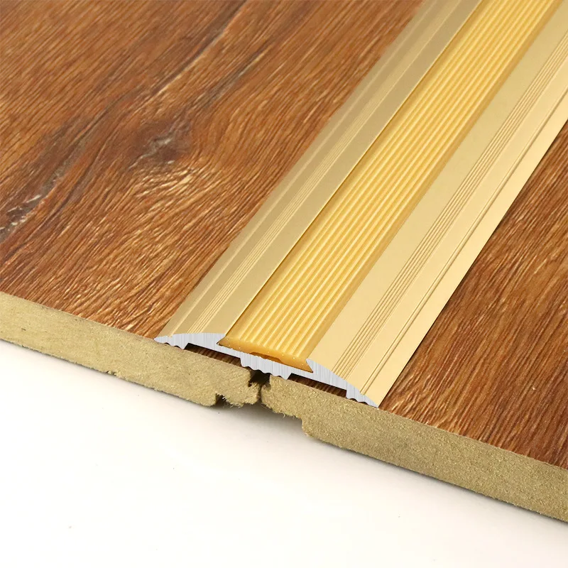 50mm width anti-slip aluminum cover strip with rubber