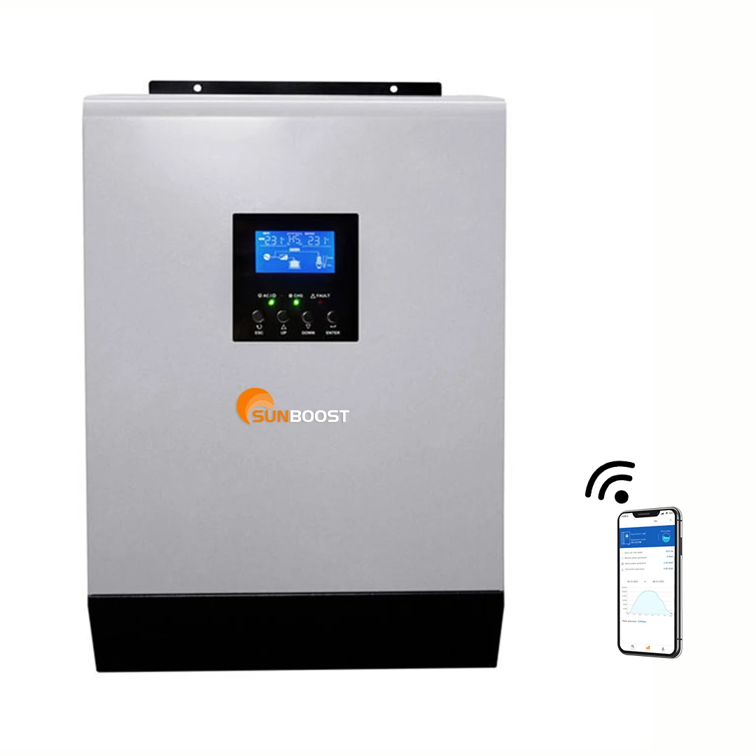 SUNBOOST 5KW Solar Batteries with AC Inverter DC/AC Solar Charr 5000W Rated Power 80A Output Current CE Certified