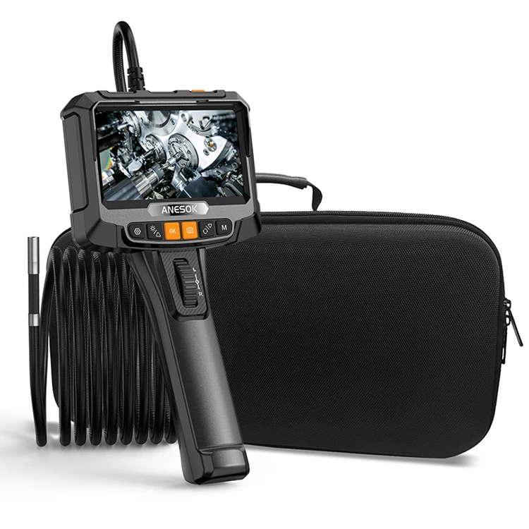 2023 new 5 inch 360 degree analog camera inspection camera 360 rigid articulating borescope