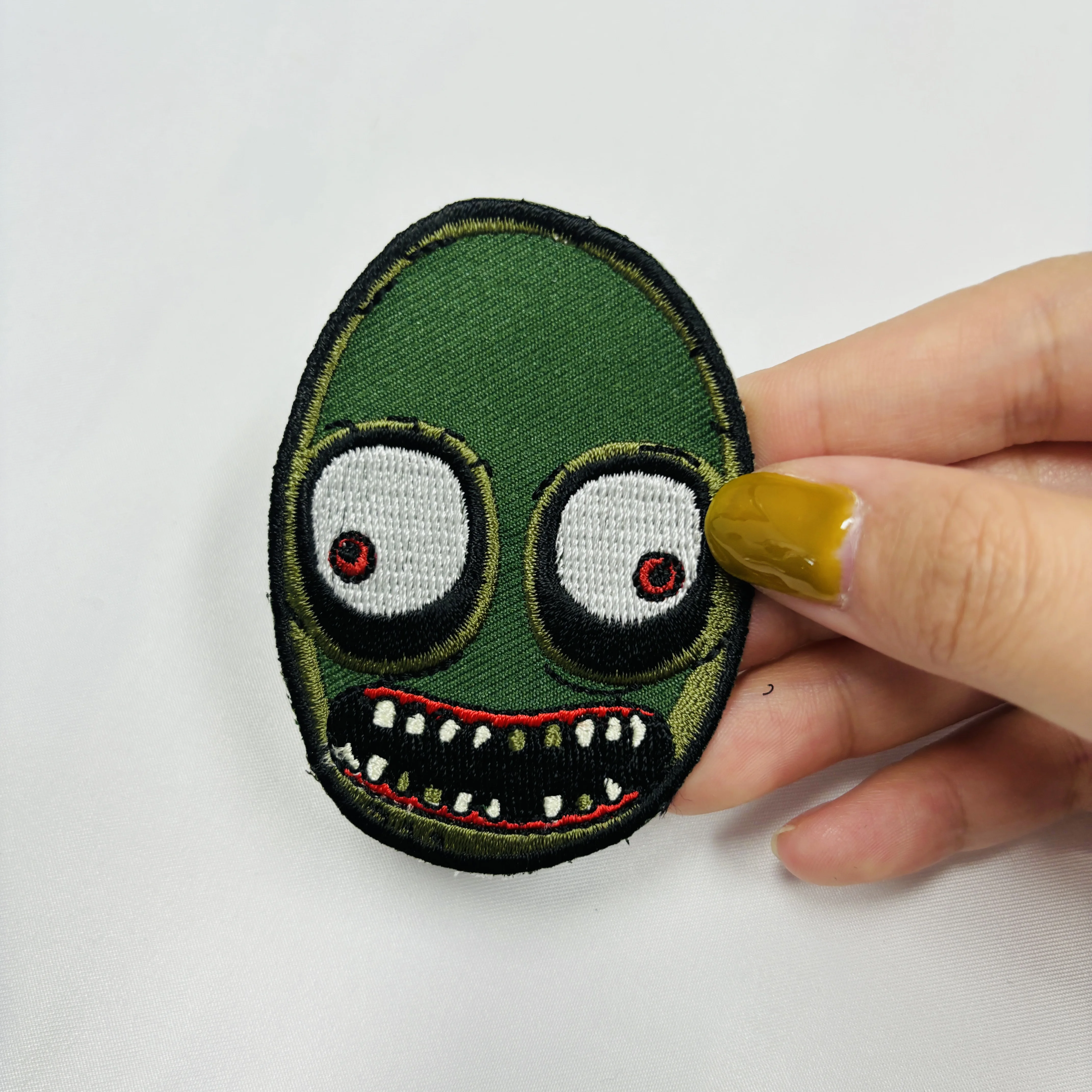 Heat Press 2d 3d custom logo badges,embroidered embroidery patch sew iron on for company logo clothing