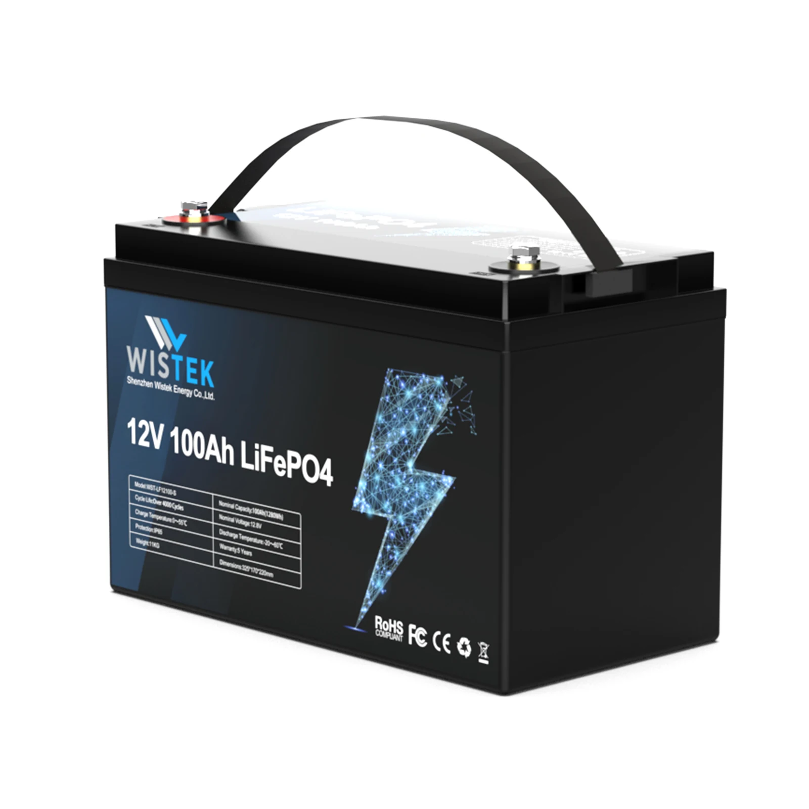 Wistek best price 12v lifepo4 battery 12v 6ah 7ah 12ah 18ah 20ah 50ah 60ah 100ah 120ah 200ah lifepo4 battery supplier