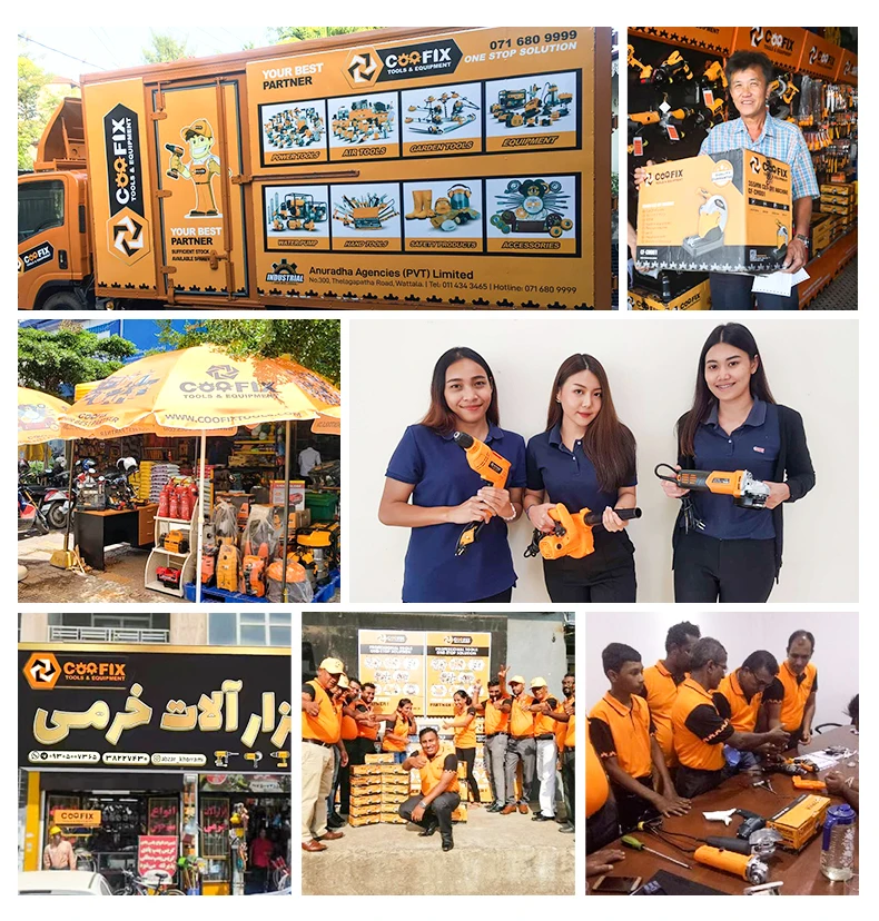 3-4 Pcs Cordless Rechargeable Professional Brushless Electric Hammer Drill Angle Grinder Wrenches Combination Tool Set