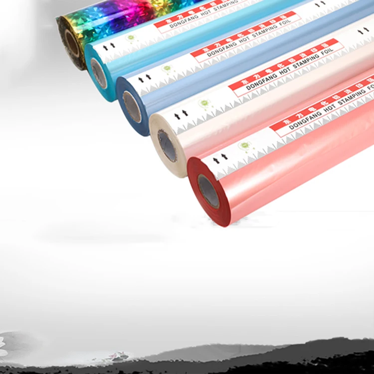 Custom Different Pattern Holographic Hot Stamping Foil For Paper And Plastic