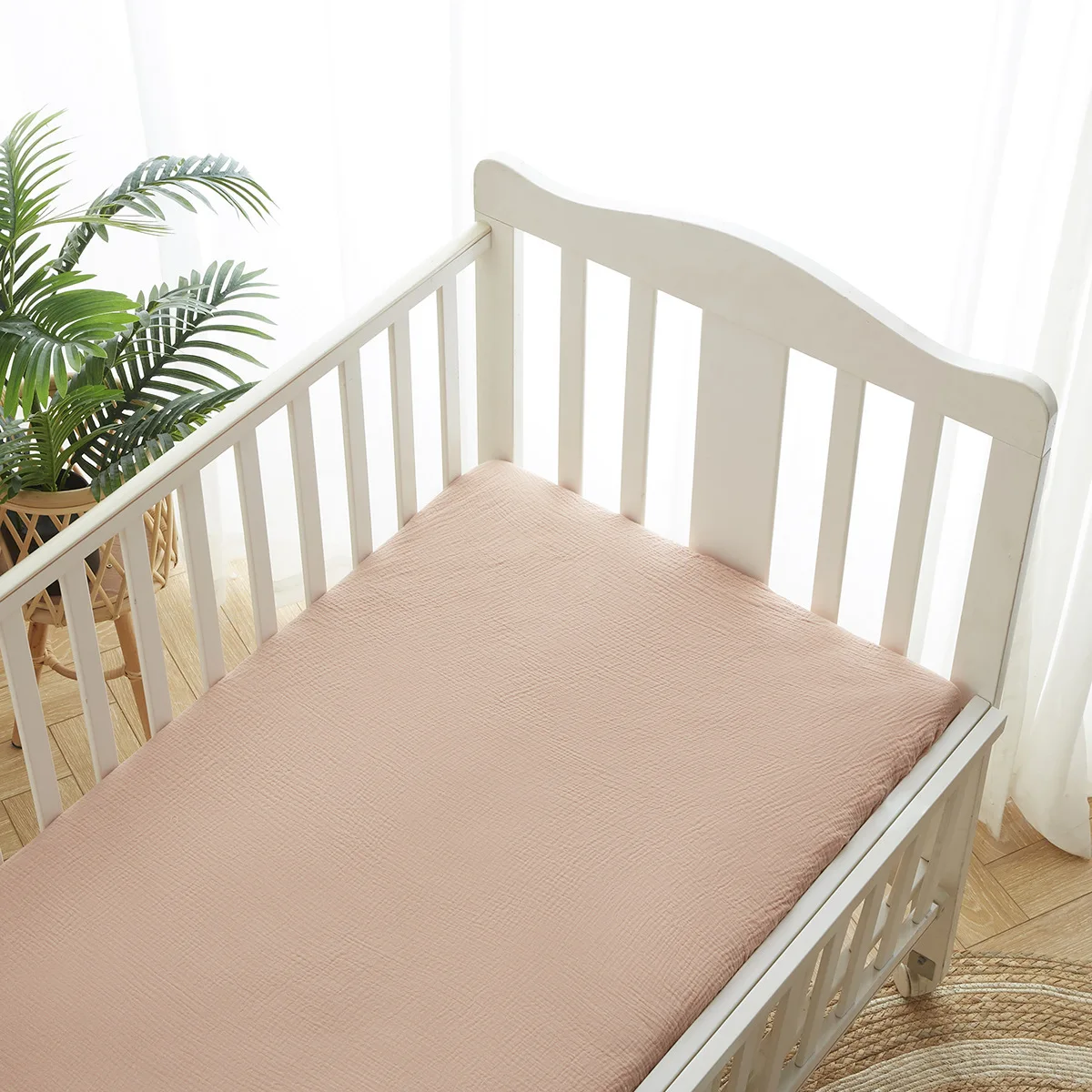 100% хлопковая мягкая детская простыня уютная муслиновая кроватка