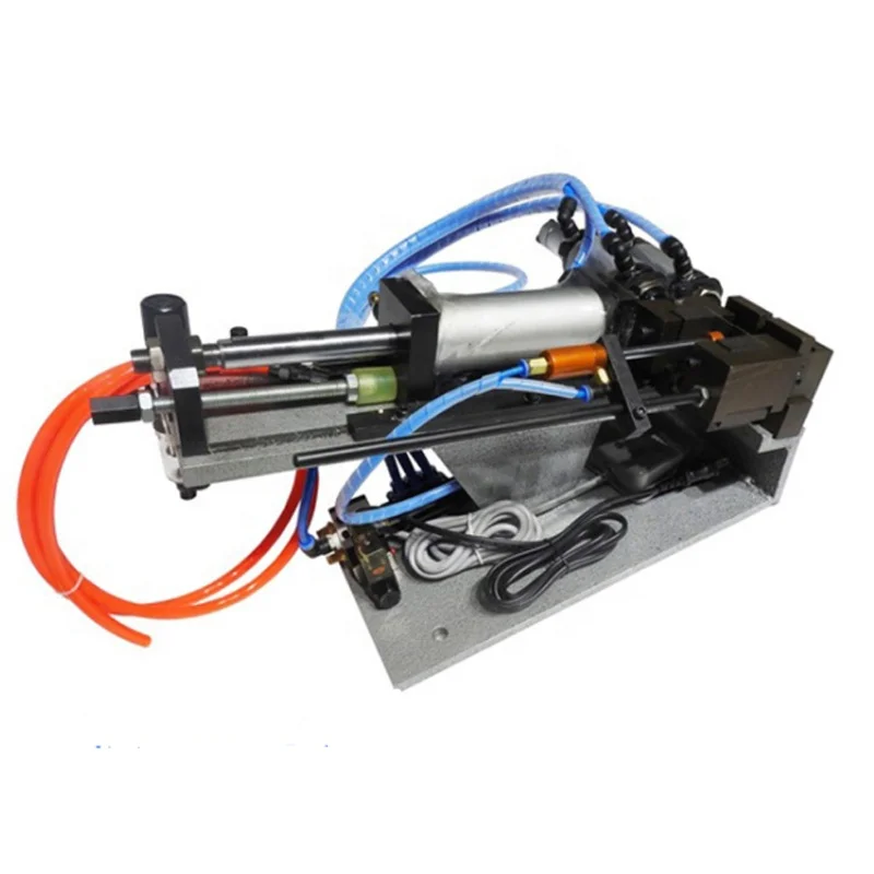 Pneumatic sheathed cable stripping machine
