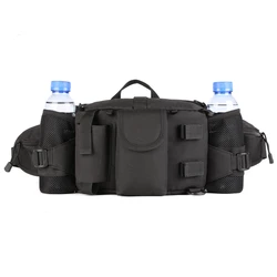 Нагрудная сумка с бутылкой для воды, водонепроницаемая поясная сумка с держателем для бутылки