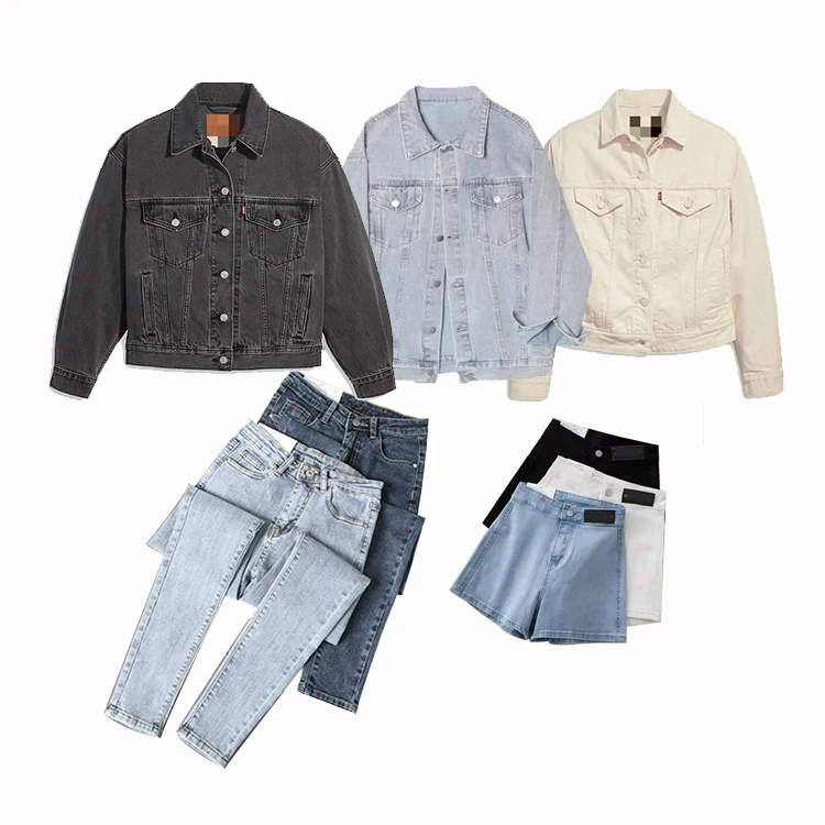 women clothing wholesale Supplier High Quality Customized Color Denim Multiple Styles To Choose From