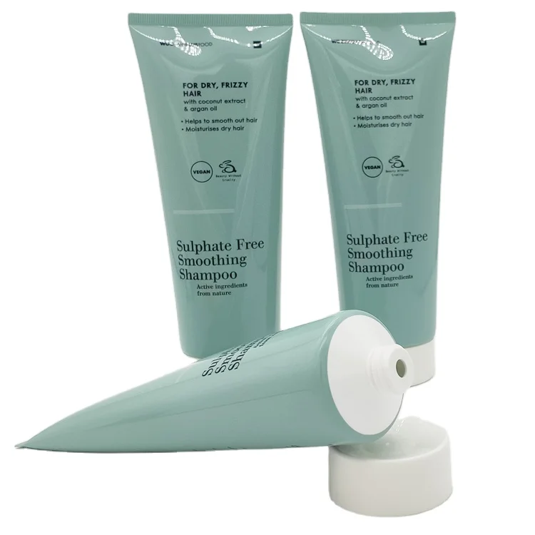 30ml 60ml 100ml palegreen sulphate free smoothing conditioner active ingredients from nature  cosmetic packaging tube