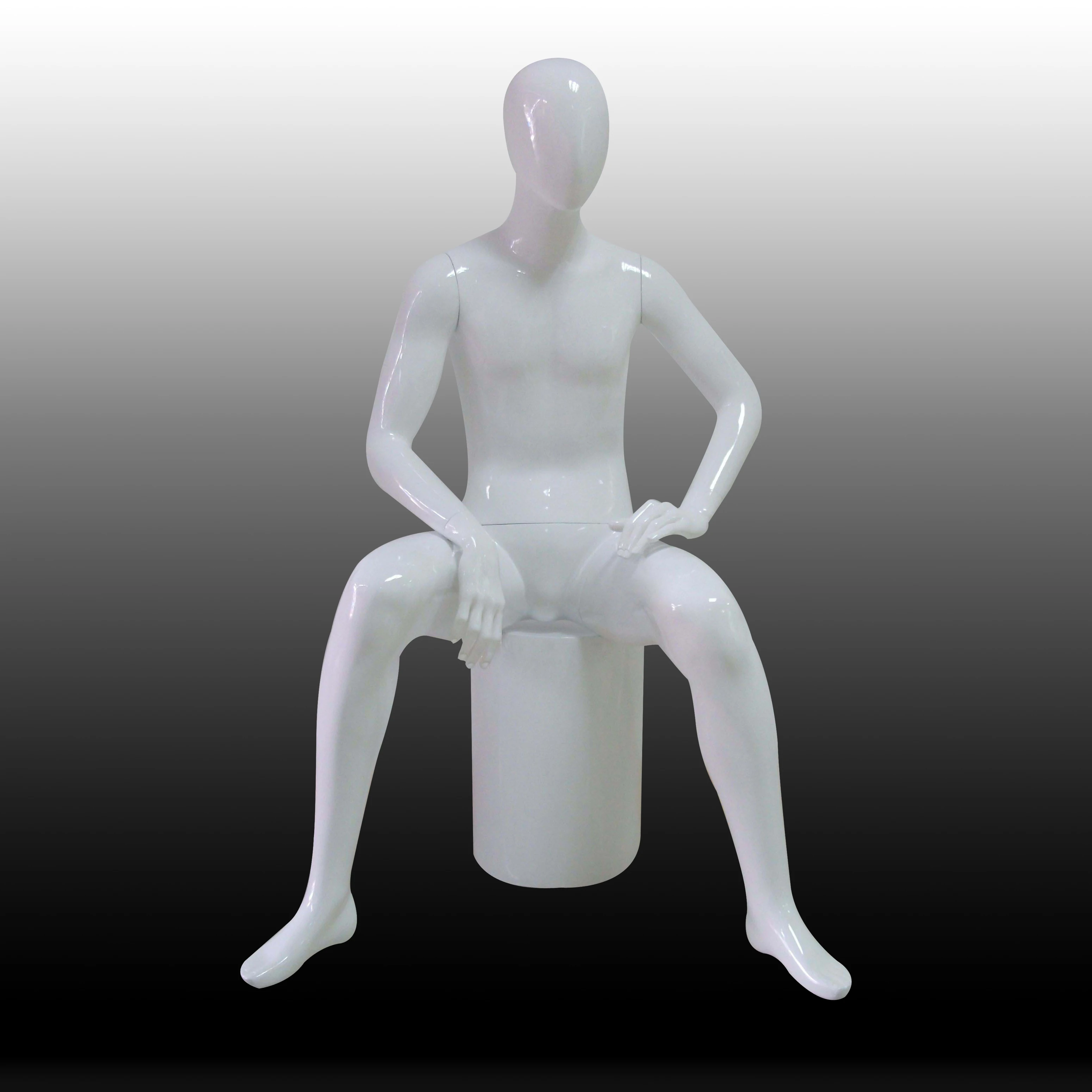 Full Body Handsome Male Uniform Formal Suit Dress Standing Sitting Mannequins For Showcase Display