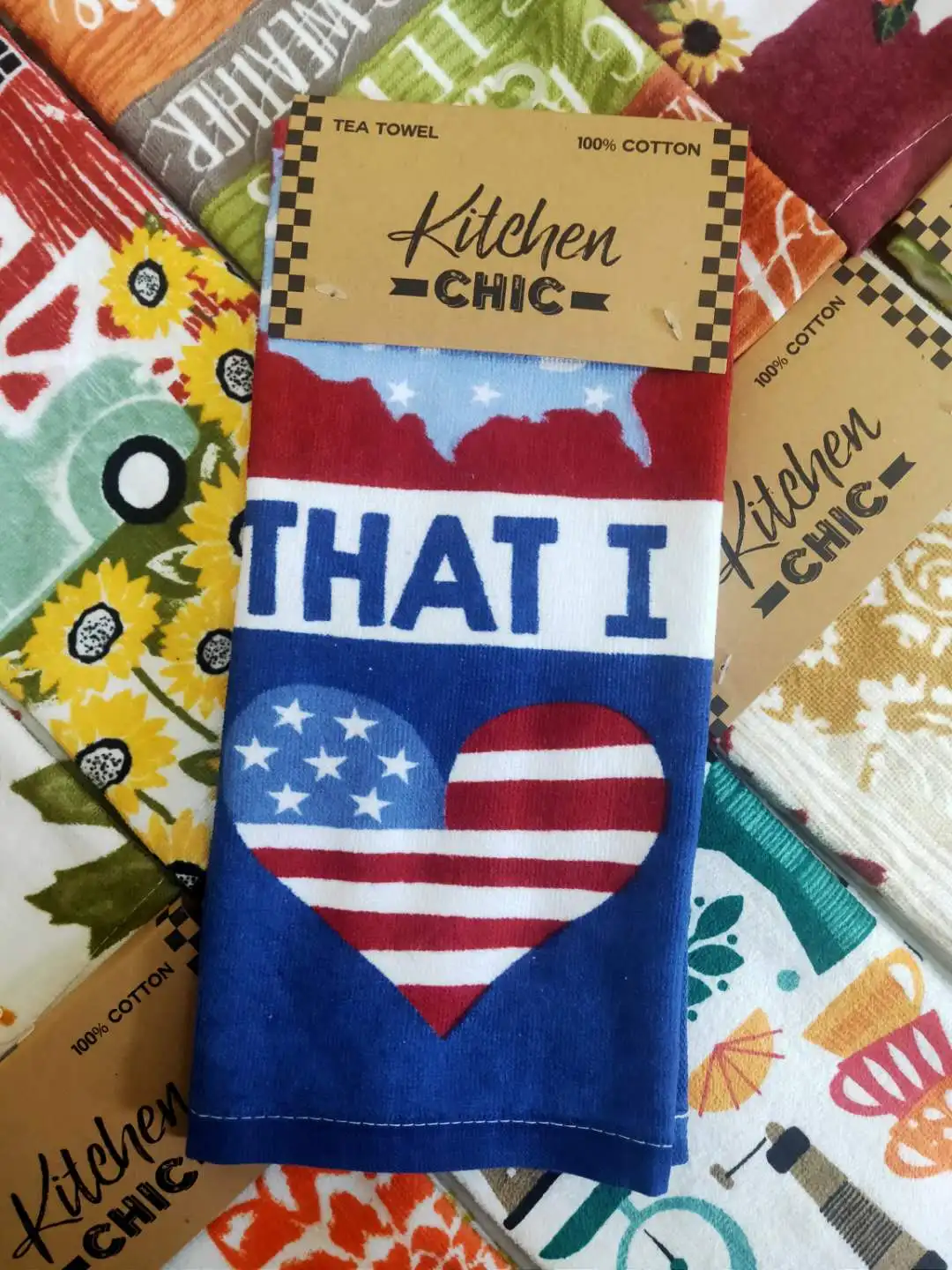 Velour Non Terry Reactive Printed Kitchen Towel Wholesale 100 Cotton Adult Rectangle QUICK-DRY for Super Market