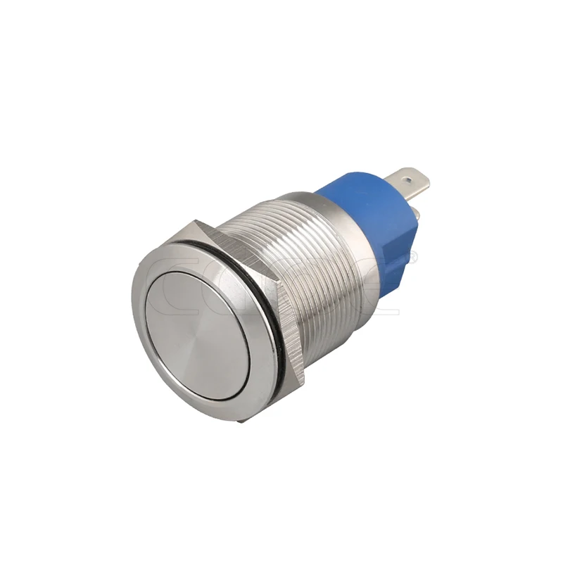 high current rgb 1no1nc stainless steel pin terminal 6v-48v lights metal button push switch industrial