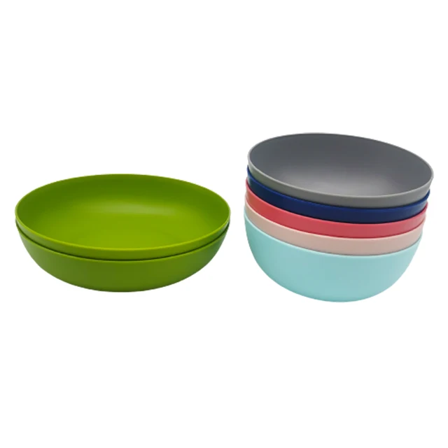 Sunup Eco-Friendly Wheat Straw Plastic Bowls Hot Selling Microwavable Food Bowl for Fruit Salad Soup Bowl