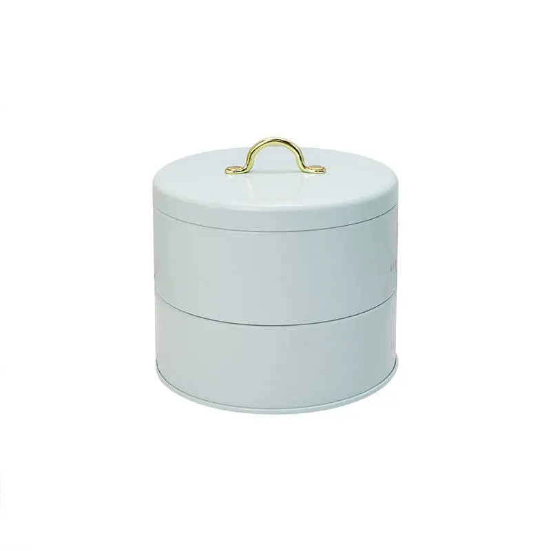 Custom Sweet Metal Box Colorful Coffee Tea Candy Empty Cookie Tinplate Can  Metal cans for sweets