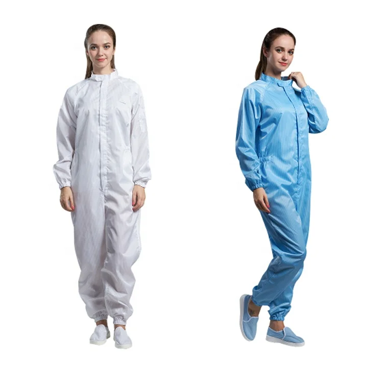Autoclavable cleanroom esd anti-static jumpsuit