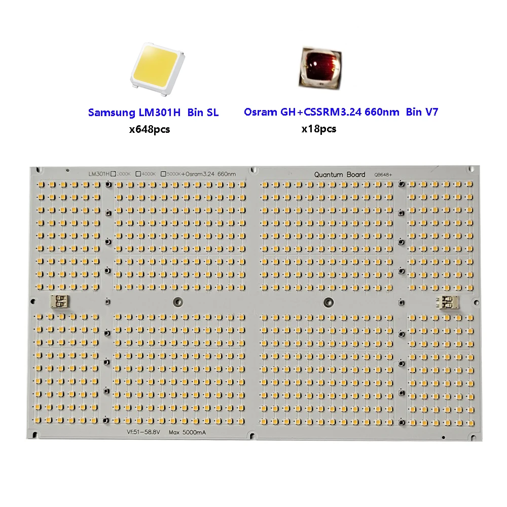 Лидер продаж светодиодная плата LM301H Diablo QB648 pcb для освещения панели роста высокая эффективность