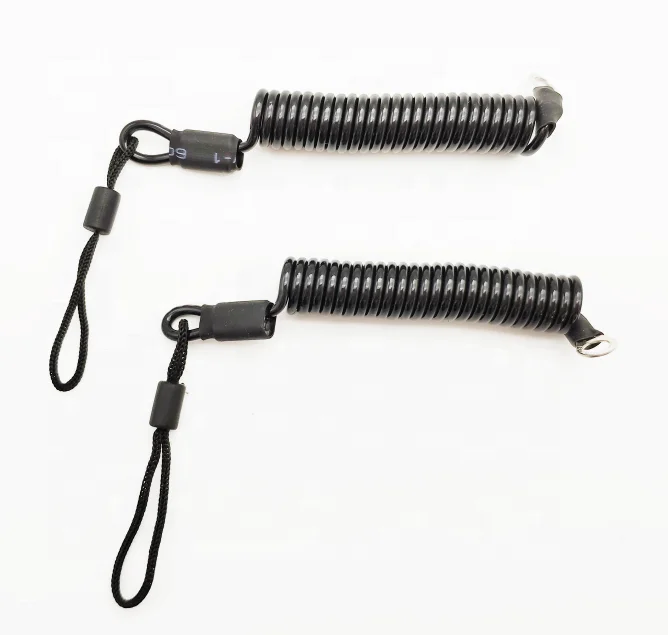 2 мм, черные шнурки из искусственной кожи с наконечником, спиральные выдвижные кабели, используемые для сумки