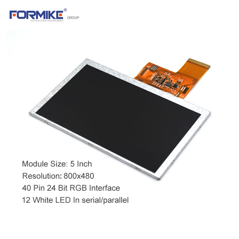 5 дюймов TFT ЖК-дисплей модуль ЖК-панель 800x480