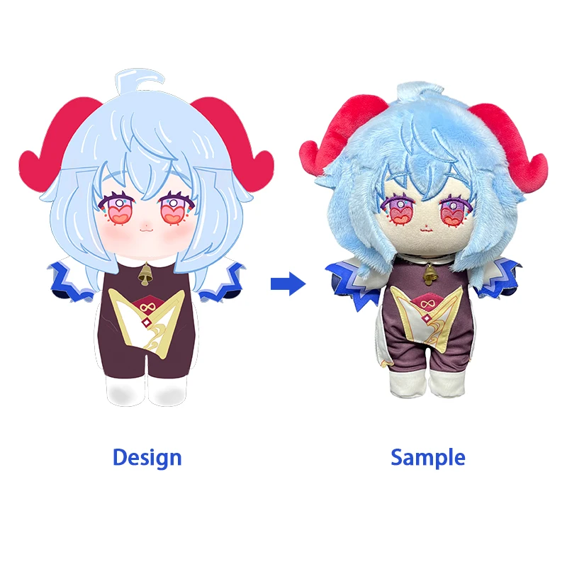 Custom Plushies Anime plush doll Cute Soft Plush Dolls Low MOQ 20cm Handmade Plush Kpop Dolls