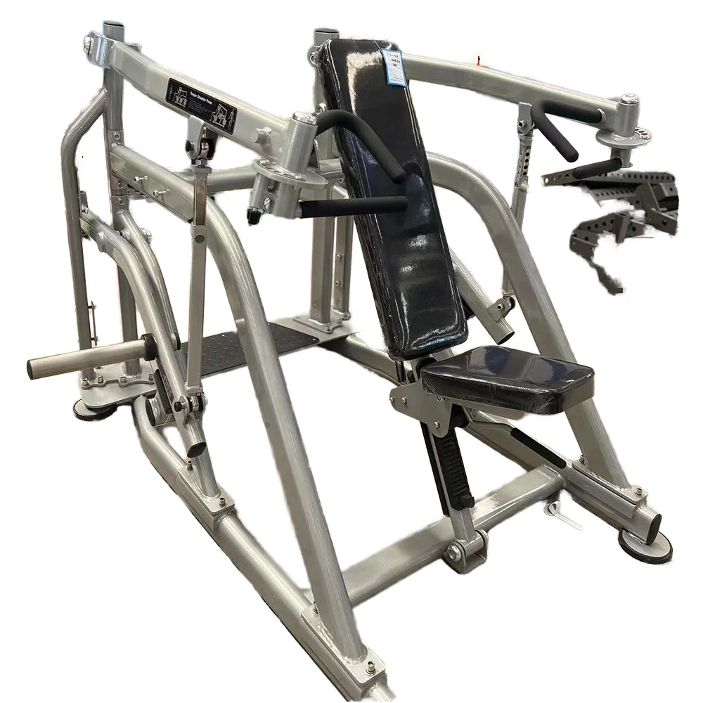 Commercial gym machines fitness equipment Plate loaded  Professional Shoulder press with dual handle for gym center use