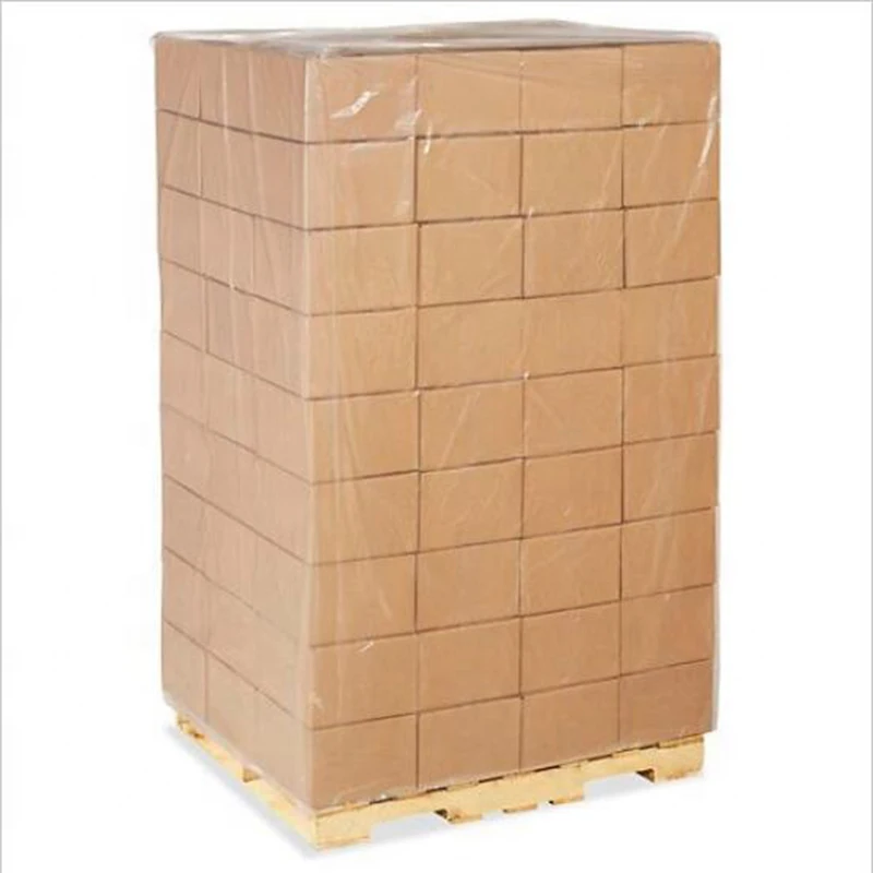 LDPE transparent pallet bags shrink wrap pallet covers