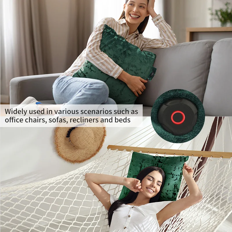 Savior 3 Temperature Settings Comfortable Soft Thickened Portable Heated Stadium Seat Cushion Pillow  for Indoor Outdoor Sports