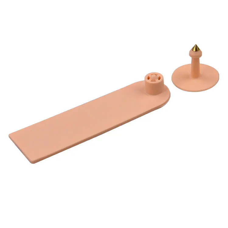 Wholesale Passive TPU Ear Tag Laser Printing 860~960Mhz UHF RFID Animal Strip Ear Tag For Farm Management