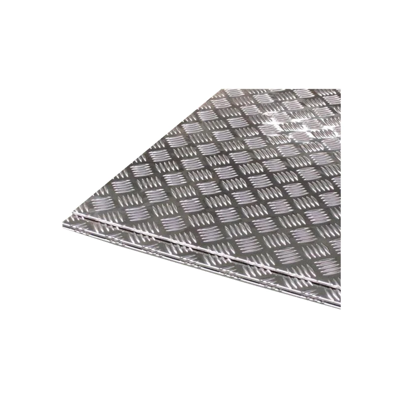 Pattern aluminum plate 3003 1100 embossed Aluminum Checkered 5 Bar Pattern for car truck