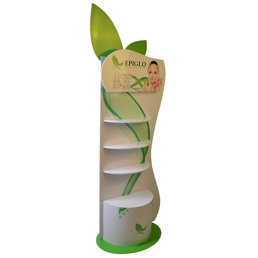 Directly Factory Manufacture Carton Cardboard Floor Display Shelf