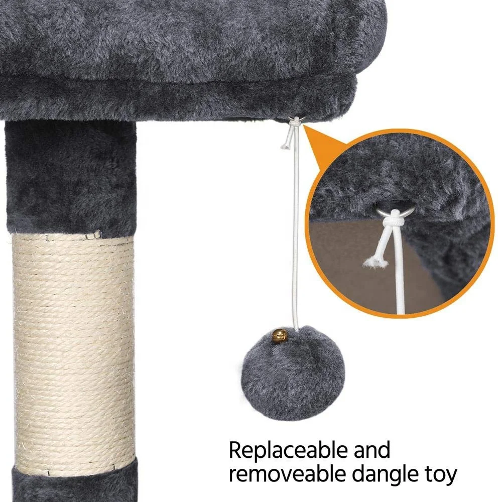 China Customized Grey Big Size Cat Scratcher for Cute Cats