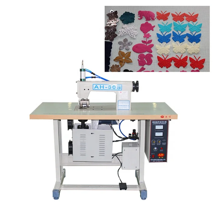 AH-60-2Q OEM 50/60HZ Sealing Lace Sewing Production Lace Tablecloth ultrasonic bag sewing machine//