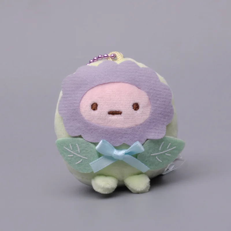 Japanese Corner Creatures: Sprout Shrimp Water Dragon Handcrafted Plush Keychain - Adorable Gift