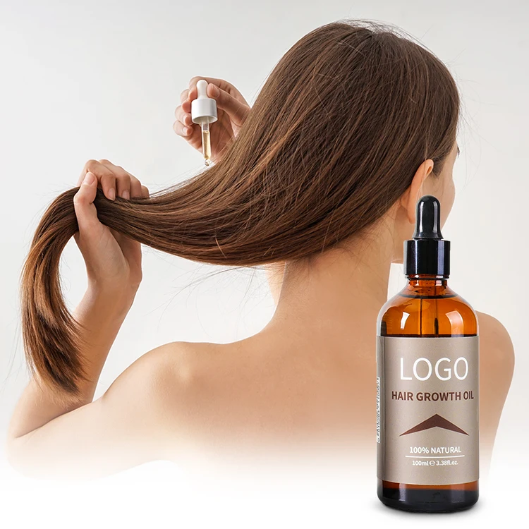 Custom Logo RadiantLocks Hair Growth Serum Rosemary Oil Restorative Serum Hair treatment Oil