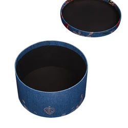 customized chocolate candy round  red love gift flower packaging gift box