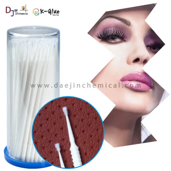 Micro Brush for Eyelash Extension Micro Swab Cotton Swab Blue Color Large Size Disposable Applicator