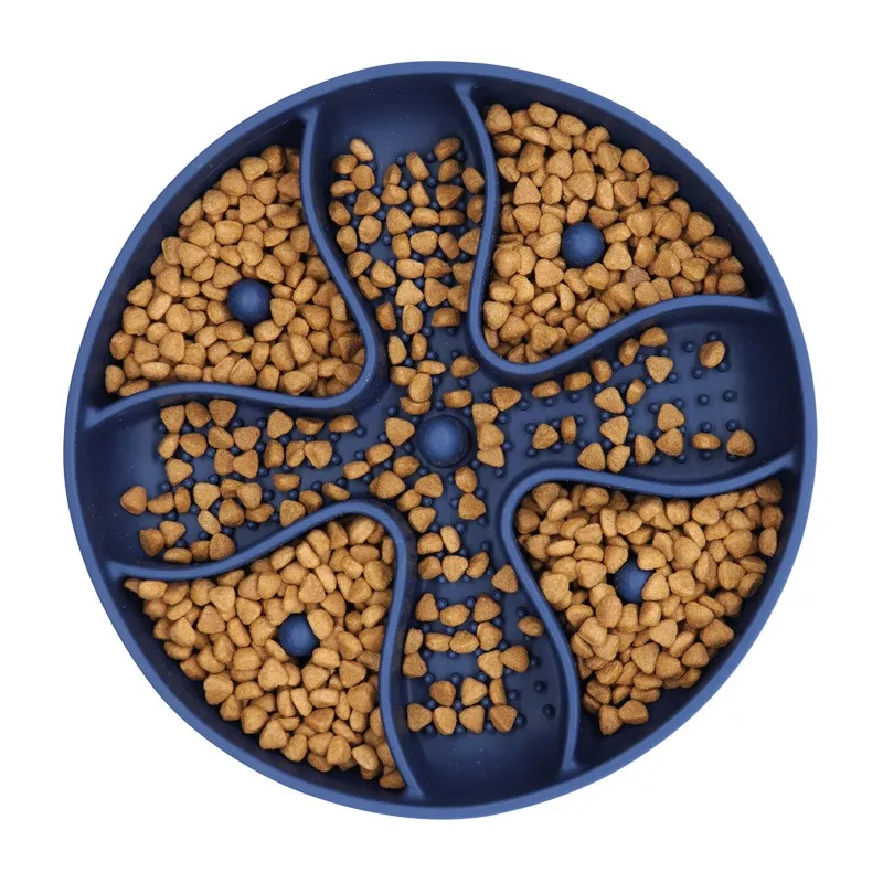 SinSky New Food Grade Slow Feeder Dog Bowl Anti Choking Tableware Silicone Dog Licking Mat for Dog