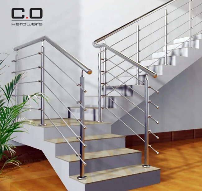 Stainless Steel Stair Cross Bar Railing Post Balustrade handrail stainless steel