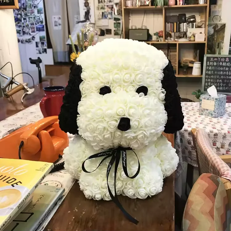 Lovely PE Rose Dog Gift For Birthday For Little Girls Best Sell Christmas Gift