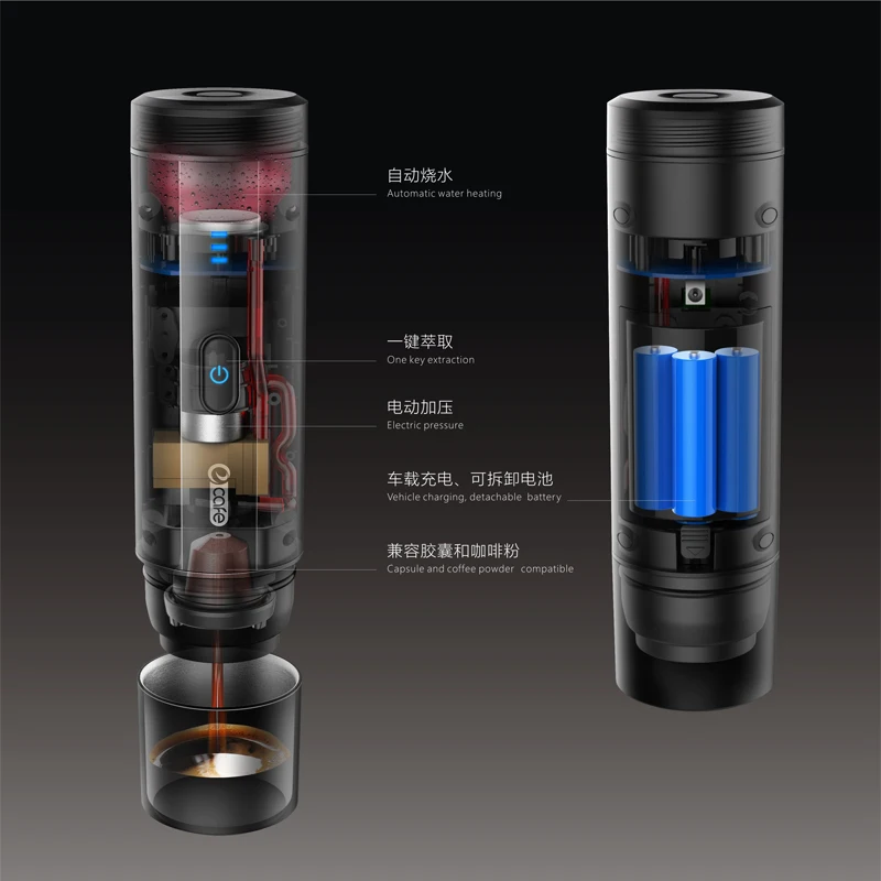 OEM  New brands  mini hand press manual coffee maker portable espresso coffee machine  with LFGB CE ROHS UN38 GS LVD