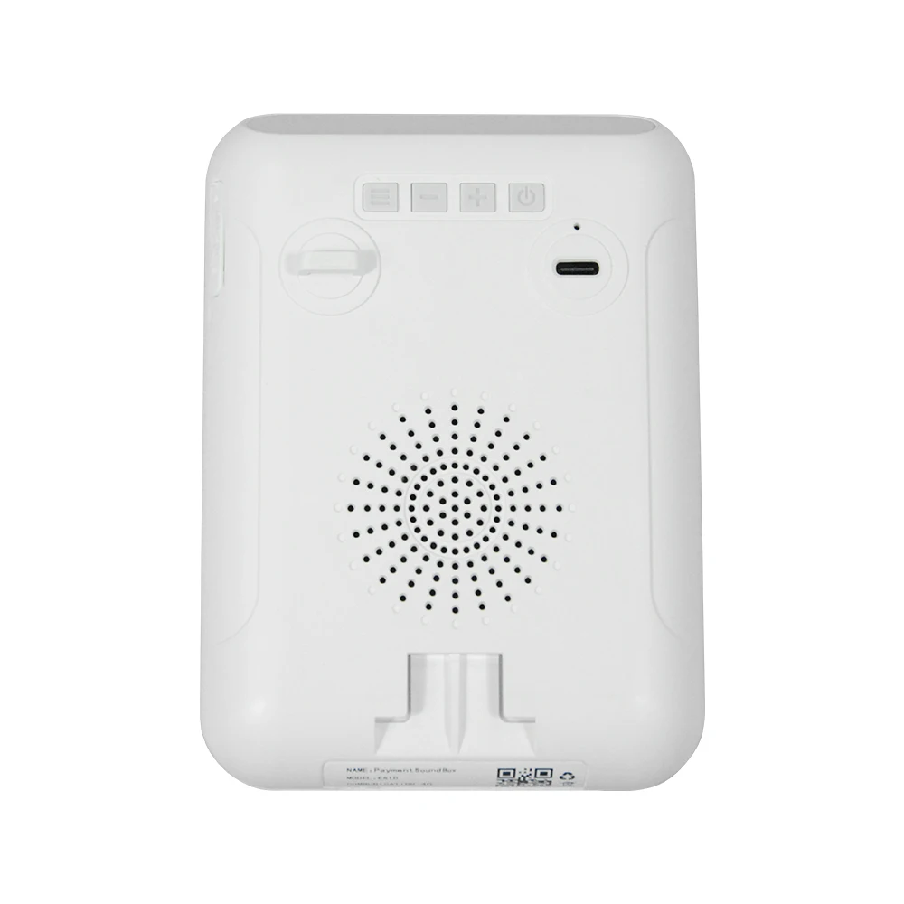 4G/WIFI QR статический код Soundbox с оплатой в режиме реального времени для супермаркета ресторан кафе Z10-A
