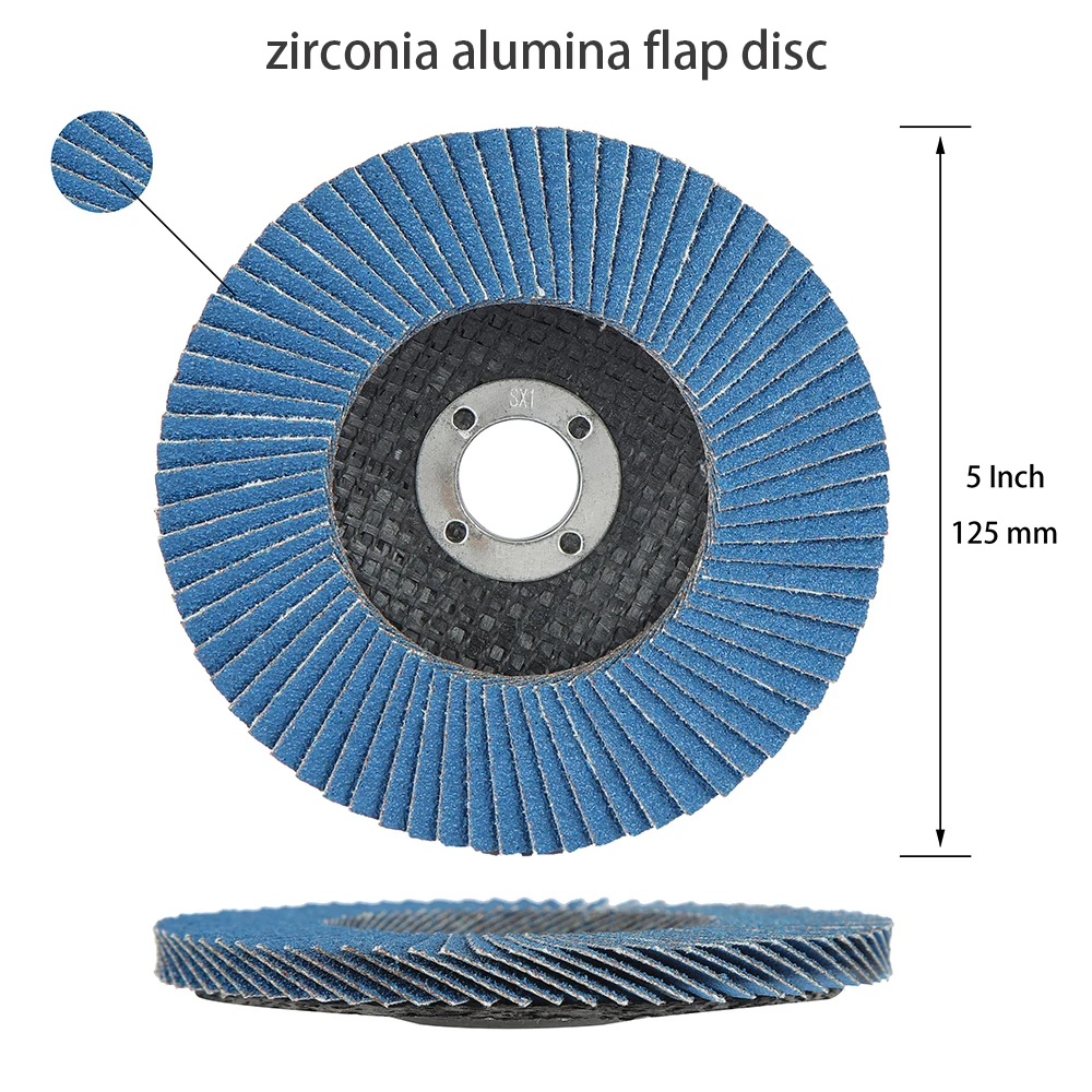 Zirconia Alumina Flap Disc 4 Inch Flap Wheels Abrasive For Grinding Stainless Steel Metal Factory direct sell
