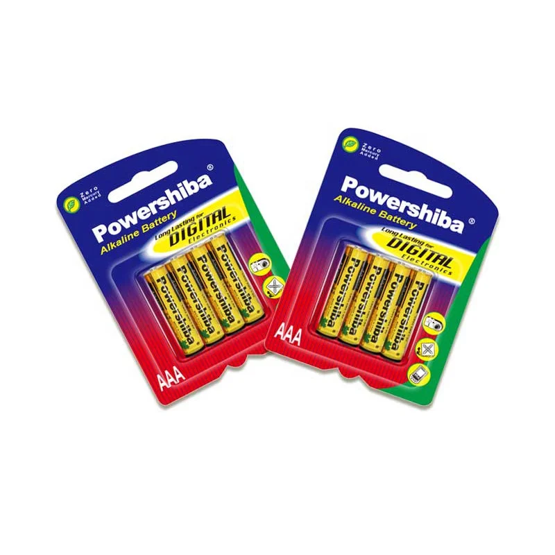 Free Mercury Cadmium Lead Primary Alkaline AAA Lr03 Am-4 Dry Cell Battery