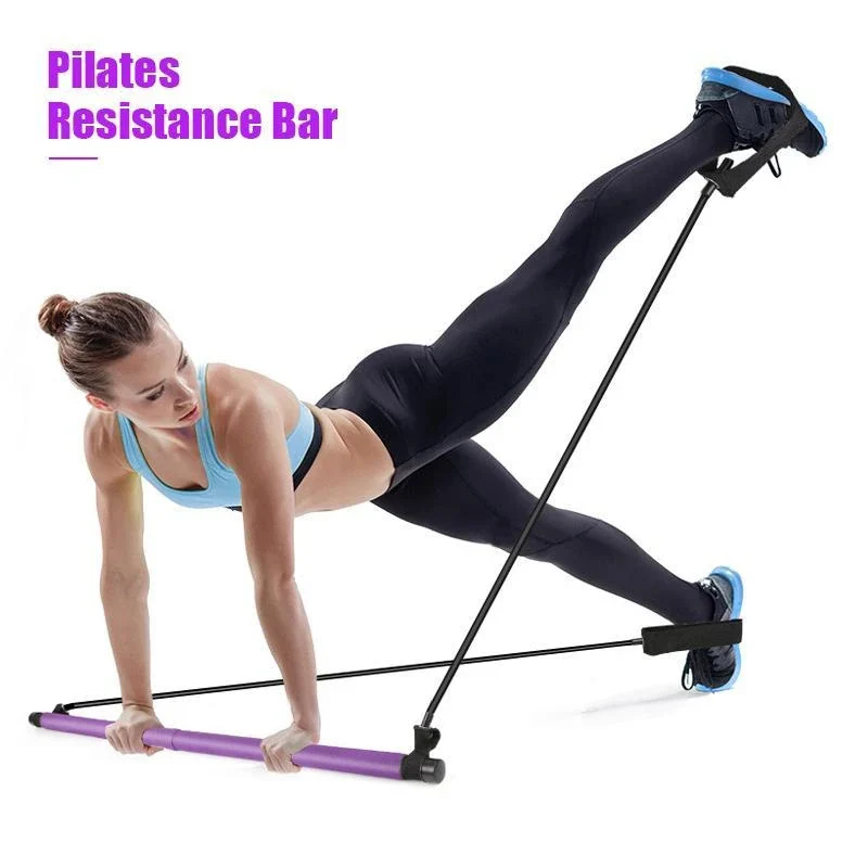 
Wholesale Fitness Accessories Portable Pilates Exercise Stick For Home Gym Exercise 