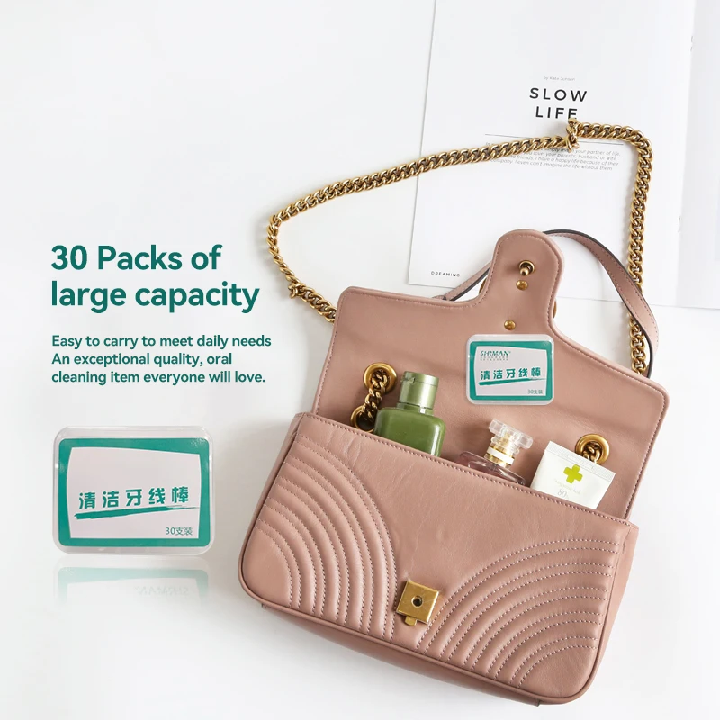 Factory Selling floss picks dental Individual teeth flosser dental floss pick making machine popular product