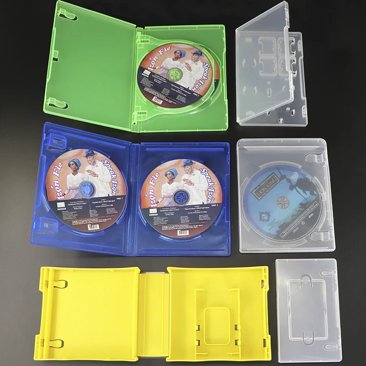 YUZMEI Plastic XBOX 360 2-CD 1-CD Box XBOX ONE Game Case PSP UMD PS2 3 4 5 Game Case Wii N64 DS 3DS Game Case For Sony