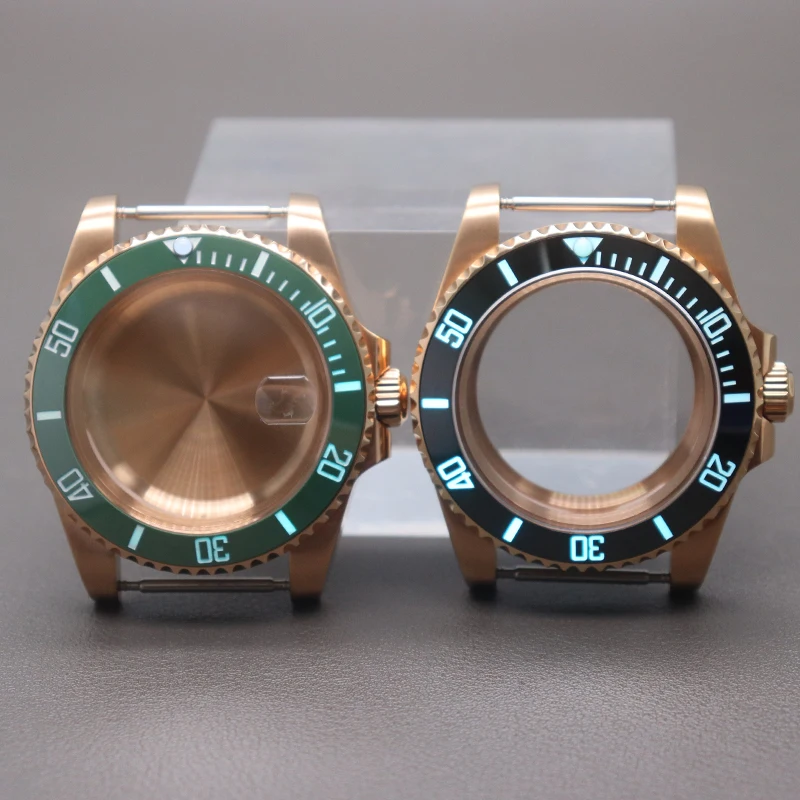 Custom Diver C3 Luminescence Ceramic Bezel Watch 40mm Case Fit NH34 NH35 NH36 Miyota 8215 ETA 2824 Movement