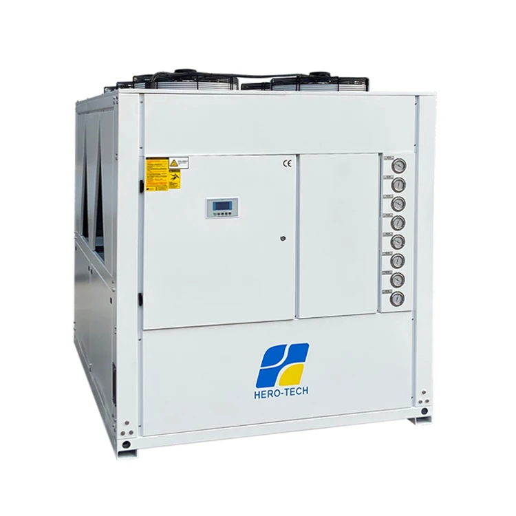 50hp low consumption CE standard air cooled 150kw cooling capacity water chiller