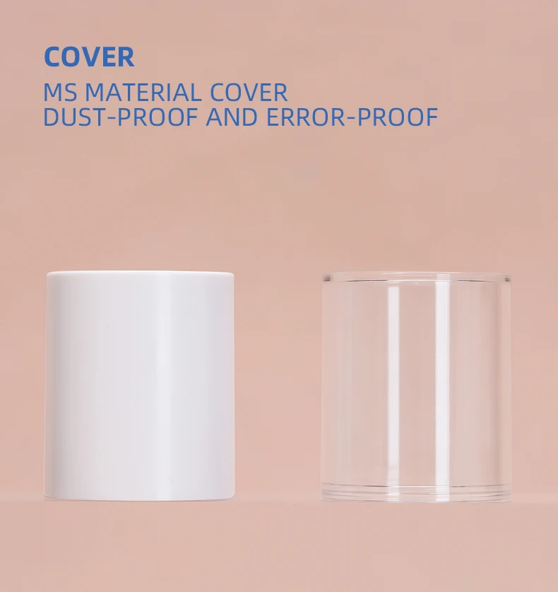 high quality cosmetic airless bottle 15ml airless pump bottle 30ml sunscreen lotion bottle