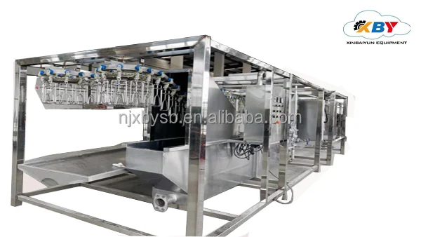 500-1000bph mobile container slaughter house for chicken slaughtering