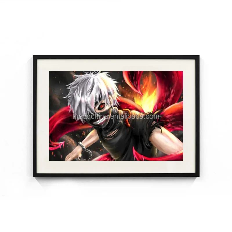 
Factory wholesale poster UV printing lenticular 3d anime poster 