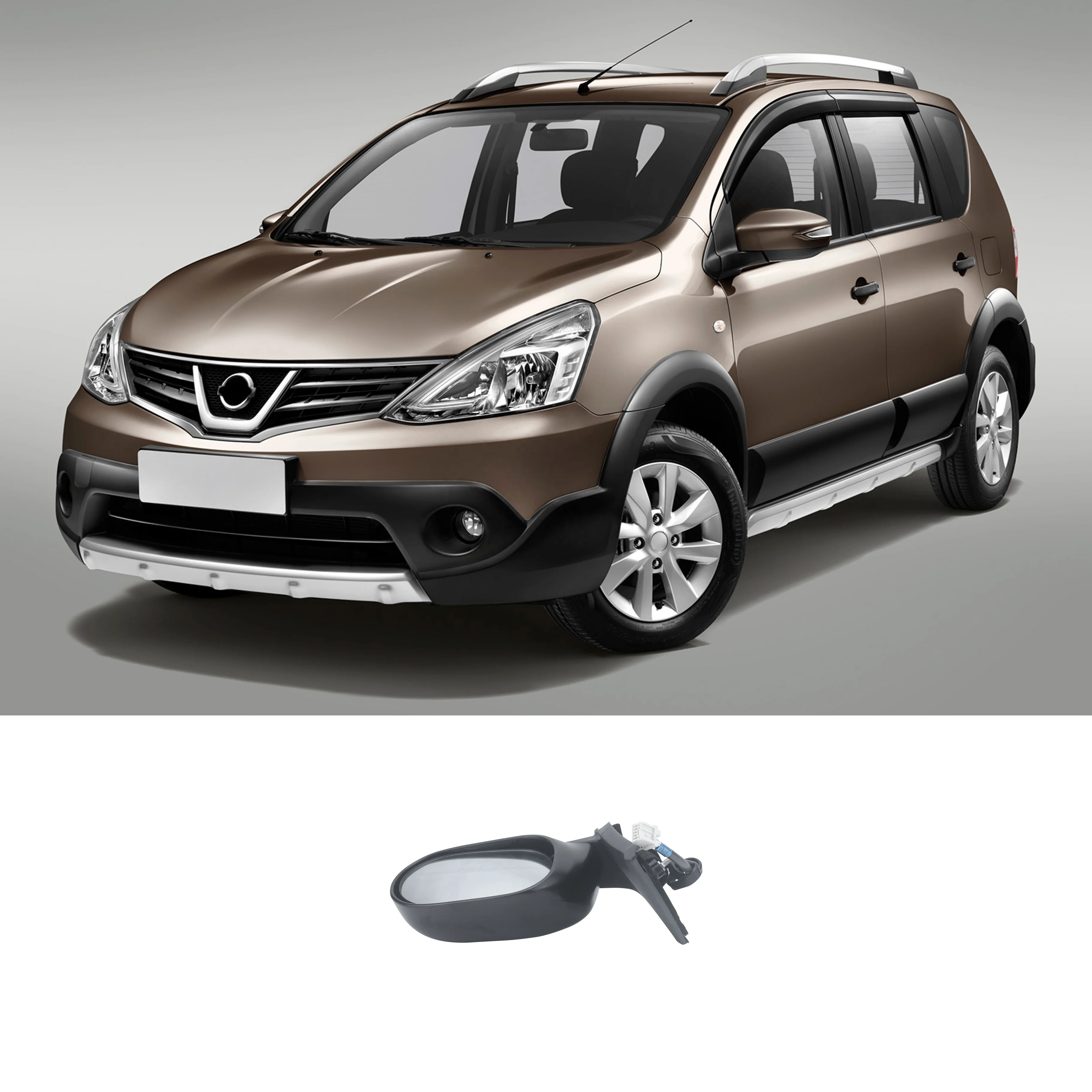 K6302CJ01C High Quality Auto Body Systems Rearview Mirror for Nissan LIVINA 2007 Car Mirrors K6302-CJ01C